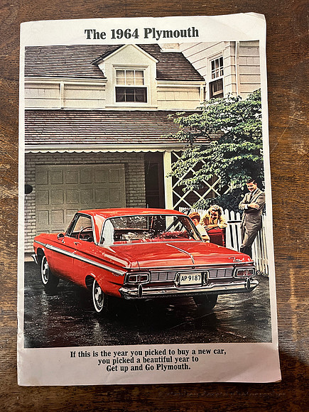 1964 Plymouth ad catalog