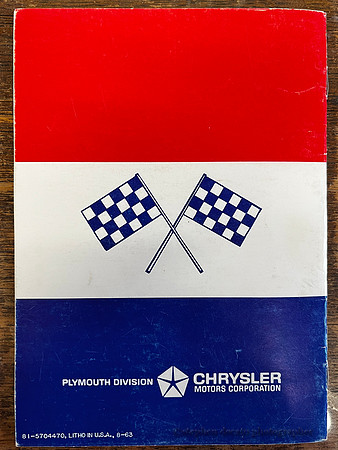 Max wedge supplement to owner's manual